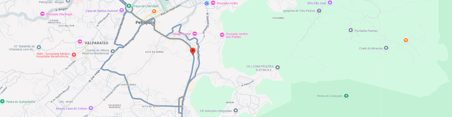 Mapa de localização